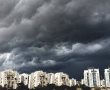התראה חריגה למזג אוויר סוער במיוחד עם עשרות מ"מ של גשם ורוחות עזות