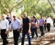 הנהלת העירייה קיימה סיור לימודי באתרי קק"ל