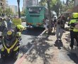 רוכב אופניים חשמליים נפגע מאוטובוס ברחוב התקומה בראשון לציון